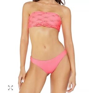 PQ Swim Beaded Bandeau Bikini Set